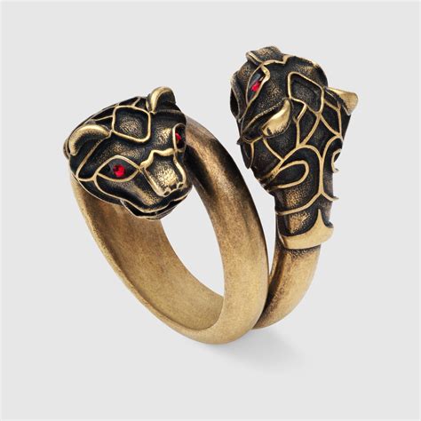 gucci tiger head ring|gucci tiger head bag.